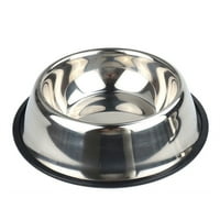 Zdjelica za pse od nehrđajućeg čelika sa gumenom bazom za male srednje velike pse, kućni ljubimci kućne