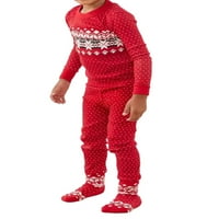 Gupgi nova božićna odjeća roditelj-dijete odijelo labave pidžame setovi