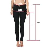 Skinke hlače za žene elastična struka vježba u fitnes sportove trčanje joga atletske hlače za ispis