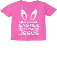 TStars Boys Unise Uskršnje praznične košulje blesavo zec je za Jesus slatka djeca sretne uskrsne majice
