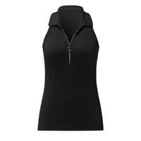 Ichuanyi ženski vrhovi, ljetno čišćenje Ženski grahic Design Casual T-majice rever patentni zatvarač