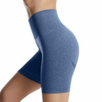 Teretne pantalone Žene Baggy Working Visoke gamatosti Kontrolišite struk Solid Boja Tummy Yoga Joga