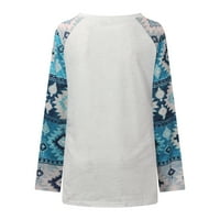 Modna žena O-izrez dugih rukava Majica Jesen tiskanje labavo bluza vrhova dukserica HOT6SL869276
