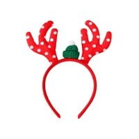 Sweet Creative Elk Santa Claus Christmas Odrasli za božićnu zabavu Božićni ukras crtani glava božićna