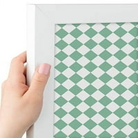 Cork Bilten Board. Ova ukrasna D PIN ploča dolazi sa zelenim - bijelim dizajnom i bijelom. Za kućni
