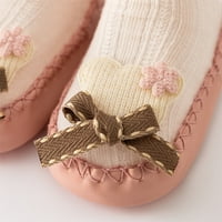 Little Boys Girls Comfort Cipele Proljeće Dječja dječja dječja cipela i kat čarape Nelična udobna slatka