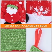Božićna dekoracija Božićna čarapa Santa klauzula bombonska torba Privjesak