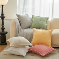 Vnanda Colorfast Jastučnica stilski kolekcija jastučnice Corduroy prugasta jastučnica za Corduroy