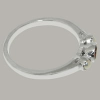 Britanci napravili spektakularni sterling srebrni prirodni granični i kultivirani biserni ženski prsten