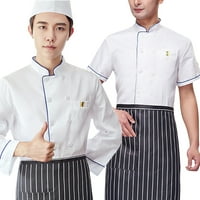 Unise chef jakna - chef chef chef kaput Kuhinja Restoran Radni kuhar uniforma, Reda, L