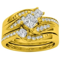 Prstenovi Zircon Prstenovi Dame Poklon Nakit Djevojke Rings Vjenčani prstenovi Žene pokloni