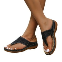 Sandale klina za ženske sandale sa sandale za sandale sa sandalama za prtone ortopedske sandale žene