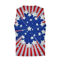 Američka zastava Cisterne za zastavu Žene 4. srpnja Košulje bez rukava Grafičke patriotske teblisko