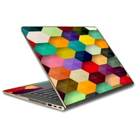 Klinka za prekrase za HP Spector 15t laptop vinil zamotaj šarene geometrije saće