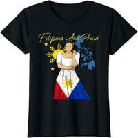 Filipini Pinay Filipina Pride Islands Flag Girl Women Majica
