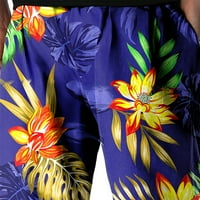 Corashan Muške hlače Ležerne prilike cvjetne gaćice Ležerne prilike Labave pantalone Cvjetne pantalone