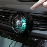 5V Universal Auto-Car Hlading ventilator za vazduh Outlet Električni hladnjak zraka W Silikonski isječak