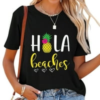 Bila ananas BACHELORette Plaže Ljeto Vacatio Moderijske ženske grafičke majice, majice kratkih rukava