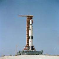 Apolonsko svemirsko vozilo na pokretanju na broju Kennedy Space Center Poster Print