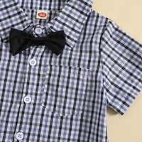 Ljetni odjevni proizvodi za dječje dječake Dječje dijete Dječje odijelo kratkih rukava majica kravata