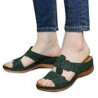 Papuče za žene i muškarče, ljetne dame modne cvijeće otvorenih nogave vezene sandale