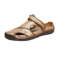 Dezsed muške kožne kožne sandale sa sandale za čišćenje ljeta muške sandale Muške trendi kožne cipele