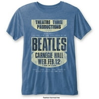Muški Beatles Carnegie Hall Vintage majica Mali Mid