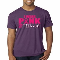 Wild Bobby, nosim ružičastu za moje prijatelje preživjelog svijesti Muške premium tri blend majica,