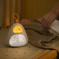 Crtani sat LED noćni svjetlo ptice gnijezdo buđenje pametnih kućnih ukrasa Time za spavaća soba Pokloni