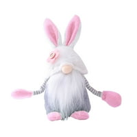 USEEFUN Easter Bunny cvjetni gnomi bez ikog gnu lutke plišane igračke ukrase Kućni ukras, božićni pokloni