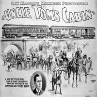 Kabina ujaka Toma, 1898. Nan Poster pozorišne turneje Proizvodnja Harriet Beecher Stowe's 'ujaka Tom's