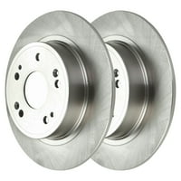 Autoshack prednji i stražnji izbušeni kočni rotori su srebrni i performanse keramički jastučići za zamjenu