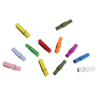 HOMEMAXS Solidna boja Drveni isječci Mini magnetski foto-papirni stezaljka Frižider Magnet Memo isječci