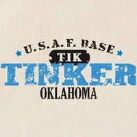 Cafepress - Tinker Air Force Base Torba za točku - prirodna platna torba, Torba za trbuhu