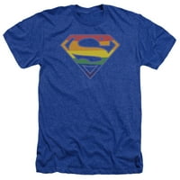 Superman - Prismatic Shield - majica s kratkim rukavima Heather - Srednja