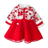 Slatke haljine Debele odjeće za bebe kaput odjeću Dječje djece Djeca Toddler Kineski set Tang odijelo