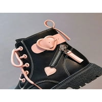 Ymiytan Girls Neklizne kratke čizme na otvorenom prozračna cvjetna škola lagana princeza boot ružičasta