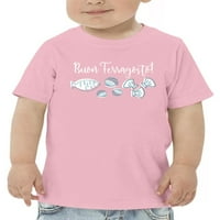 Buon Ferragosto Seafood Doodles Majica Toddler -Image by Shutterstock, Toddler