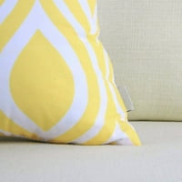 Guvpev 6pc set Početna Dekorativna jastučna ploča Pamuk posteljina kauč jastuk jastuk - žuta polica