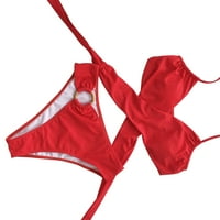 Crveni kupaći kostimi seksi bikini Dvoslovni kupaći kostimi Split kupaći kostimi modne kupaći odijela
