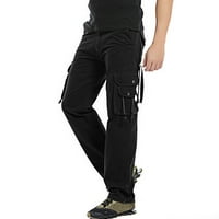 Amidoa Muška modna moda Ležerne prilike Veliki multi džep labavi alat Nosivi elastične planinarske pantalone