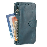 Dteck Crossbody Torbica s torbicom, lagana ramena novčanik sa džepom sa patentnim zatvaračem PU kožna