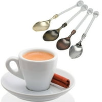 Clearbans pod $ dealvy kristalna ručka mala kašika kašika šećera čaj za pribor za jelo kuhanje kuhinjskog