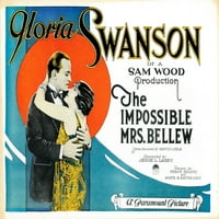Nemoguće gospođa Bellew s lijeve strane: Conrad Nagel Gloria Swanson Movie Poster Masterprint
