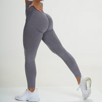 Leey-World Workout Howgings High Squist joga hlače sa džepovima, trening trbuh temmy-a pokreće joge