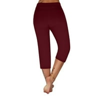Ženske pantalone ispod $ Žene Jesen zima široko noga joga Sportske labave ležerne hlače Stretch teretane