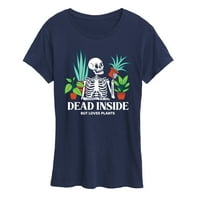 Instant poruka - mrtva iznutra Loves Plants - Grafička majica kratkih rukava s kratkim rukavima