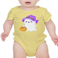 Fluffy Ghost w bundeva bodi, dječji dojenčad - prenosi shutterstock, mjeseci
