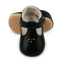 Biayxms Baby Girl Premium PU Flats Dojenčad prve cipele od šetnje za zabavu, festival, tuš za bebe