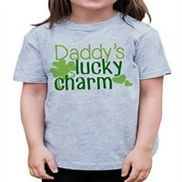 Ate Odjeća Djeca Daddy's Lucky Charm St. Patricks Dan majica Zelena